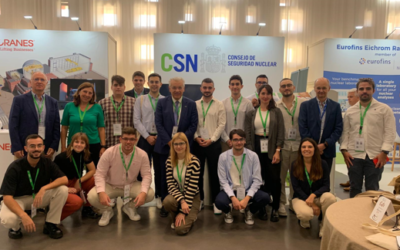 Estudiantes del Máster de Seguridad Nuclear y Protección Radiológica de la Universidad Politécnica de Valencia, asisten al congreso de la Sociedad Nuclear Española en Córdoba.