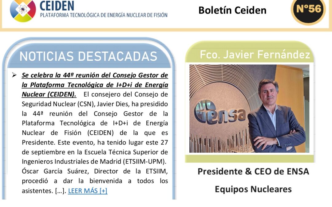 Publicación del Boletín Ceiden número 56