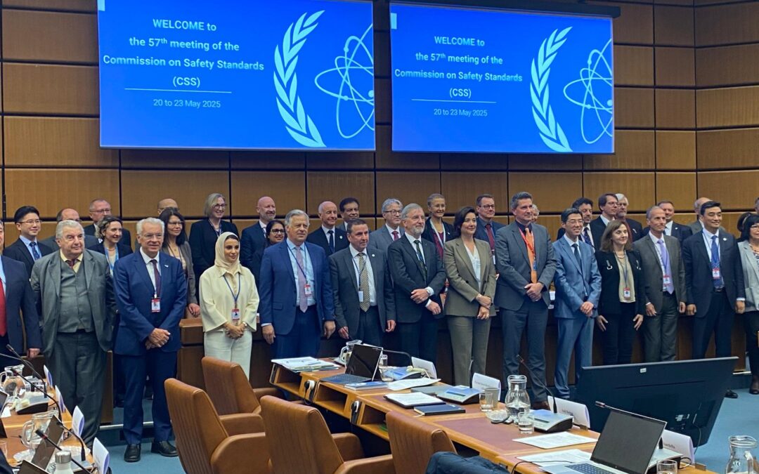 El consejero del CSN y presidente de CEIDEN, Javier Dies, participa en la 57ª reunión de la Comisión de Normativa de Seguridad Nuclear del Organismo Internacional de Energía Atómica en Viena.