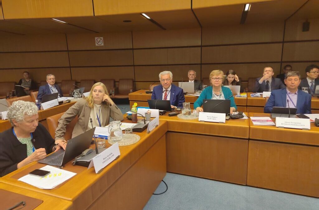 El consejero del CSN y presidente de CEIDEN, Javier Dies, participa en la 53ª reunión de la Comisión de Normativa de Seguridad del Organismo Internacional de Energía Atómica en Viena.